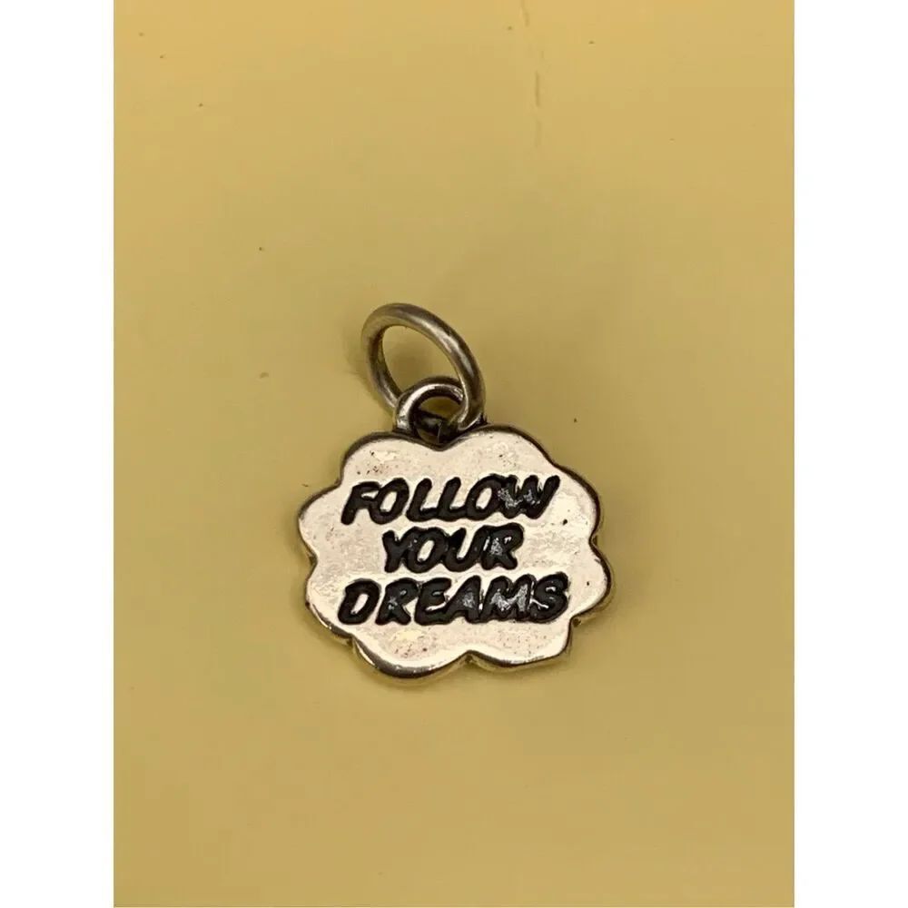 .925 Follow Your Dreams Sterling Silver Jewelry Charm #inspiration